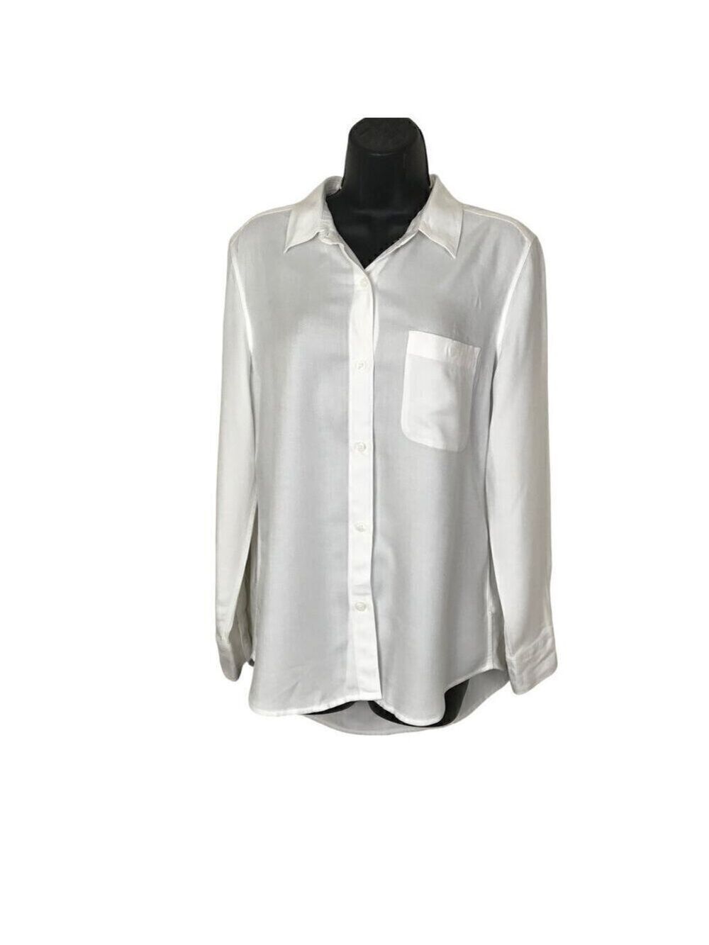 Aritzia Sunday Best White Button Down Blouse Size S